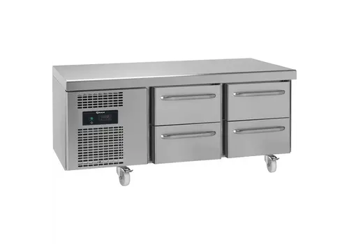  Gram Comptoir à collations | acier inoxydable | 230 V | 1397 (L) x 700 (P) x 680 (P) mm 