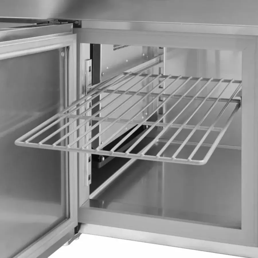 Comptoir à collations | acier inoxydable | 230 V | 1397 (L) x 700 (P) x 680 (P) mm