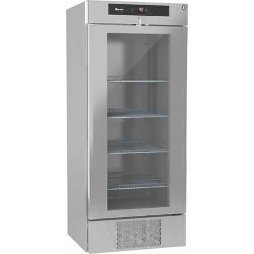  Gram refrigerator | glass door | single door | Stainless steel | 830 (W) x 770 (D) x 1970 (H) 