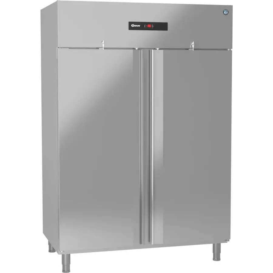 congélateur | 2 portes | acier inoxydable | 1344 (L) x 830 (P) x 2030 (H) mm