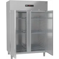 Gefrierschrank | 2 Türen | Edelstahl | 1344 (B) x 830 (T) x 2030 (H) mm
