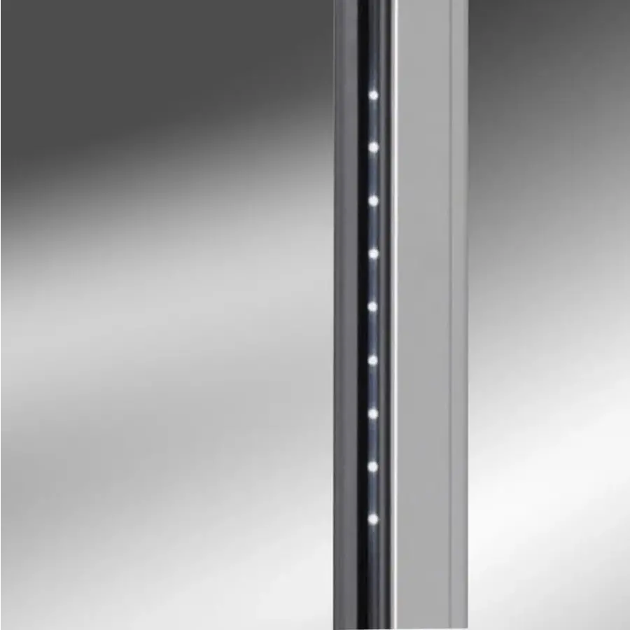 réfrigérateur | acier inoxydable | porte simple | 595 (L) x 667 (P) x 1911 mm (H)