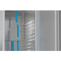 réfrigérateur | 2 portes | acier inoxydable | 1344 (L) x 830 (P) x 2030 (H) mm