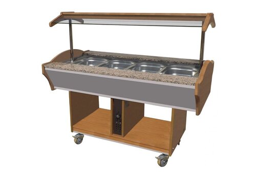  Combisteel Catering Salad Bar - 151x90x87/132 cm 