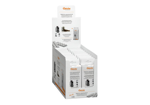  HorecaTraders Tablettes de nettoyage pour machine à café | 20 x 2 blisters de 10 comprimés de nettoyage 