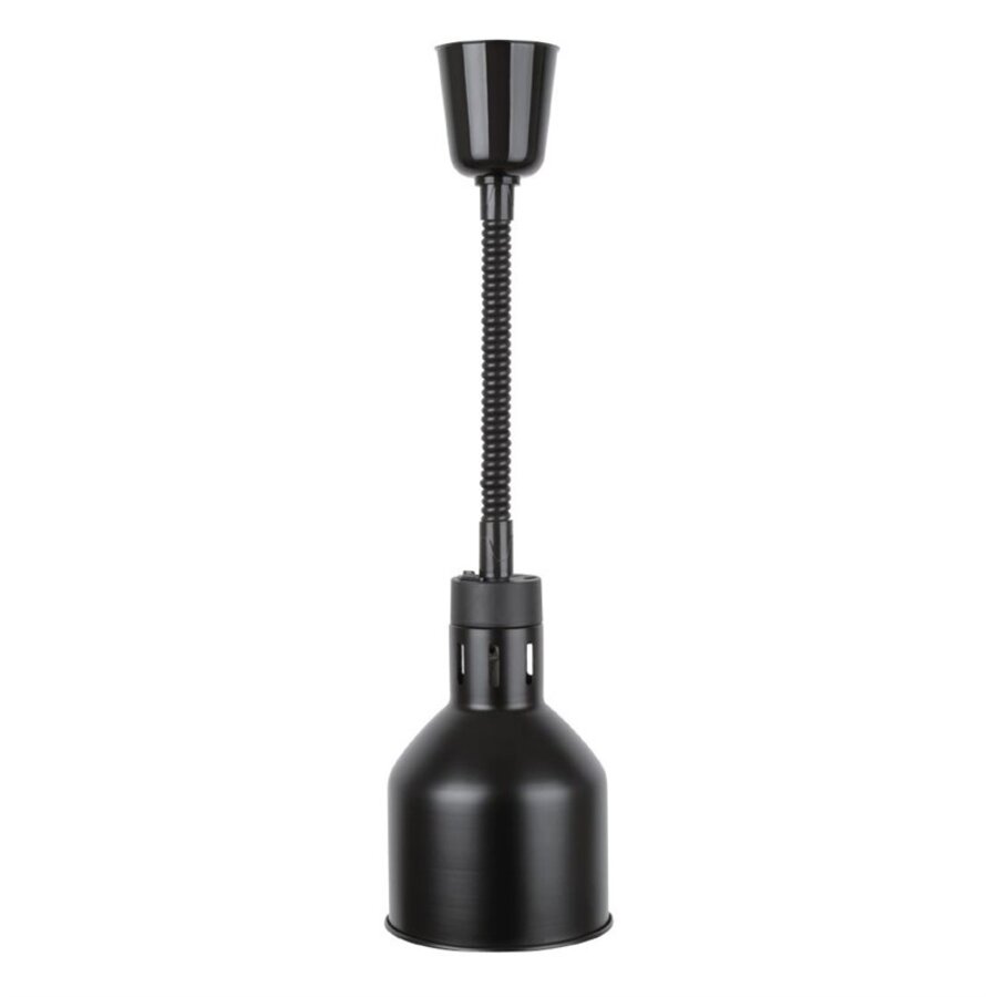 Lampe chauffante | extensible | 250 W | Noir mat
