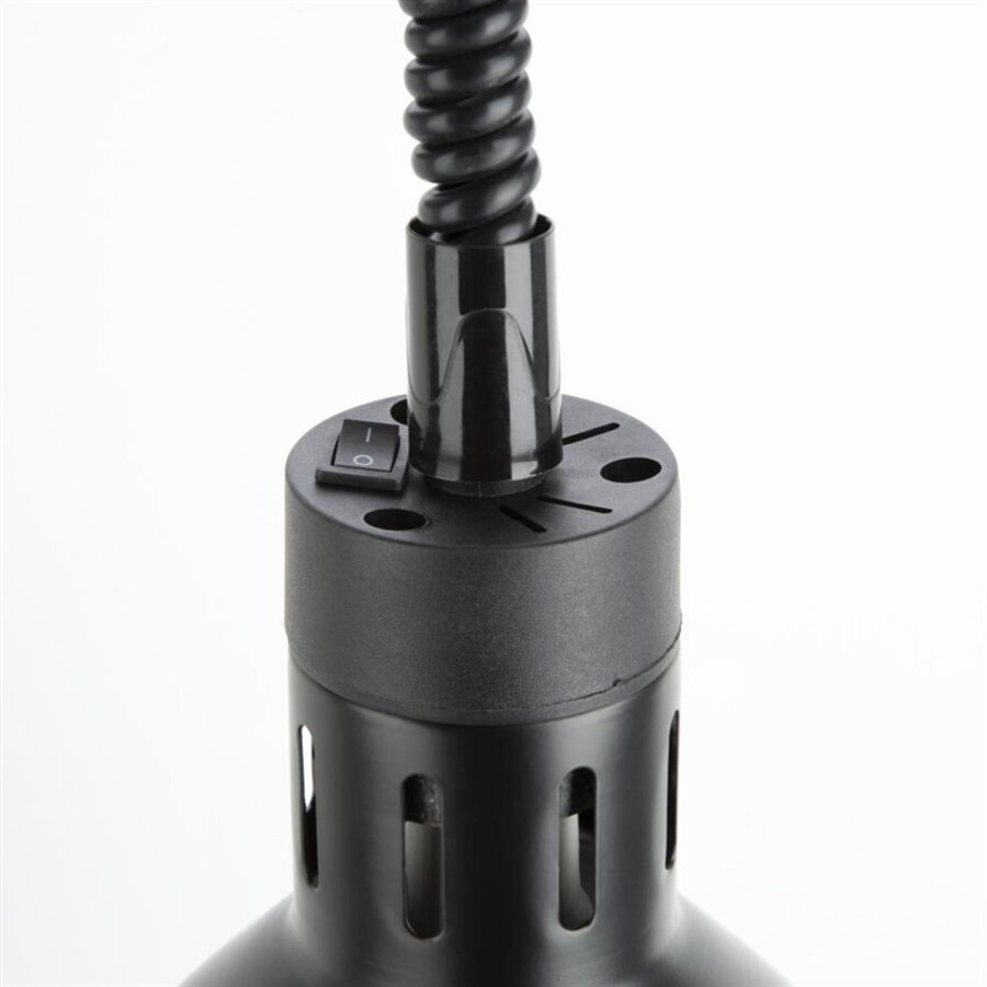 Lampe chauffante | extensible | 250 W | Noir mat