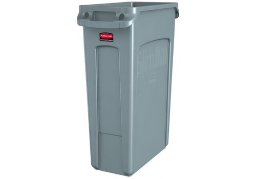  Rubbermaid Slim Jim container | Met luchtsleuven | 87Ltr 