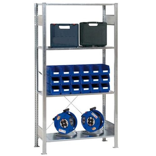  HorecaTraders Galvanized Stock Racks - EXTRA REINFORCED 