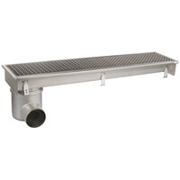 Vloerput | 1000 x 200 mm |  RVS 304 | 3,70 l/s