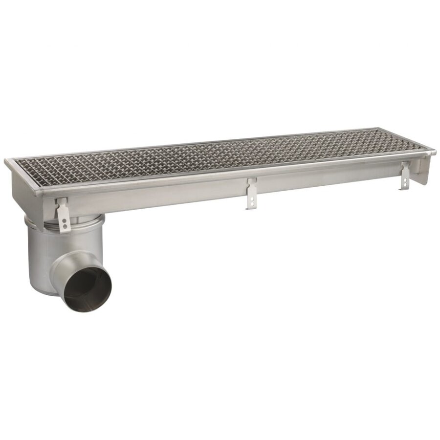 Floor drain | 1000 x 200 mm | Stainless steel 304 | 3.70 l/s