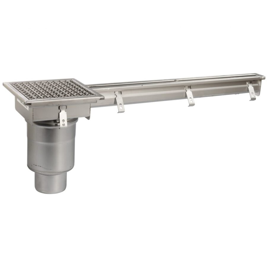 Floor drain slot channel | Stainless steel | 1000 x 20 mm | 3.70 l/s