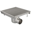 HorecaTraders Küchenspüle | 400 x 400 mm | Edelstahl | 3,70 l/s