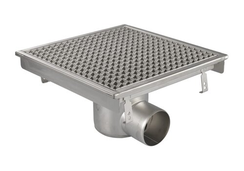  HorecaTraders Küchenspüle | 400 x 400 mm | Edelstahl | 3,70 l/s 