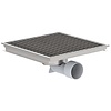HorecaTraders Kitchen gutter| stainless steel | 497 x 497mm 1.50 l/s - 2.00 l/s