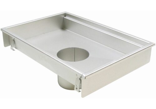  HorecaTraders Kitchen gutter | stainless steel 304 | 500x500mm 