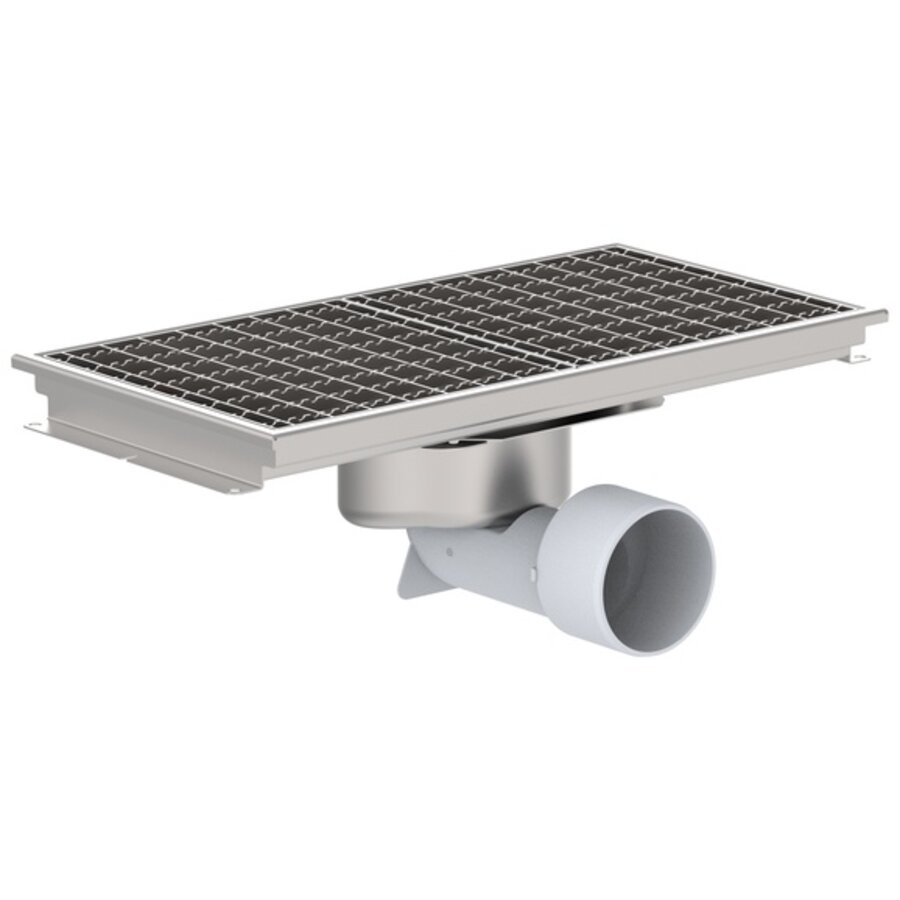 Floor well| 565x297mm | 1.50 l/s - 2.00 l/s | stainless steel