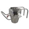 HorecaTraders Attrape-plâtre | acier inoxydable | L 365 x P 340 x H 390 mm