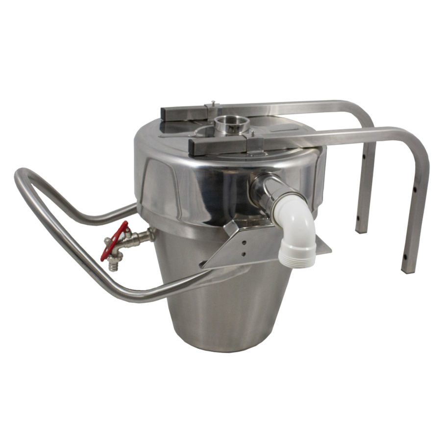 Plaster catcher | Stainless steel | W 365 x D 340 x H 390 mm