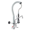 Pre-rinse shower | intermediate valve | stainless steel | H 650mm