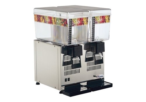  HorecaTraders Beverage dispenser | Double 2X12L | 43(D) x 38(W) x 54.5(H)CM 