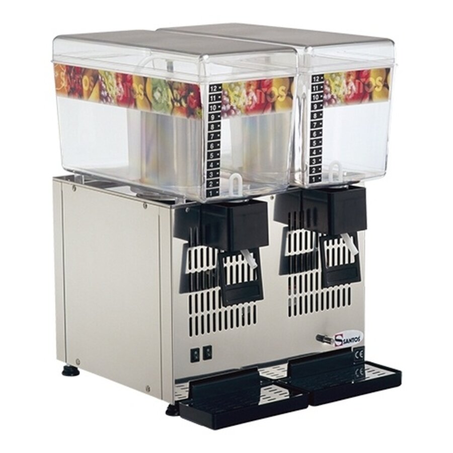 Beverage dispenser | Double 2X12L | 43 (D) x 38 (W) x 54.5 (H) CM