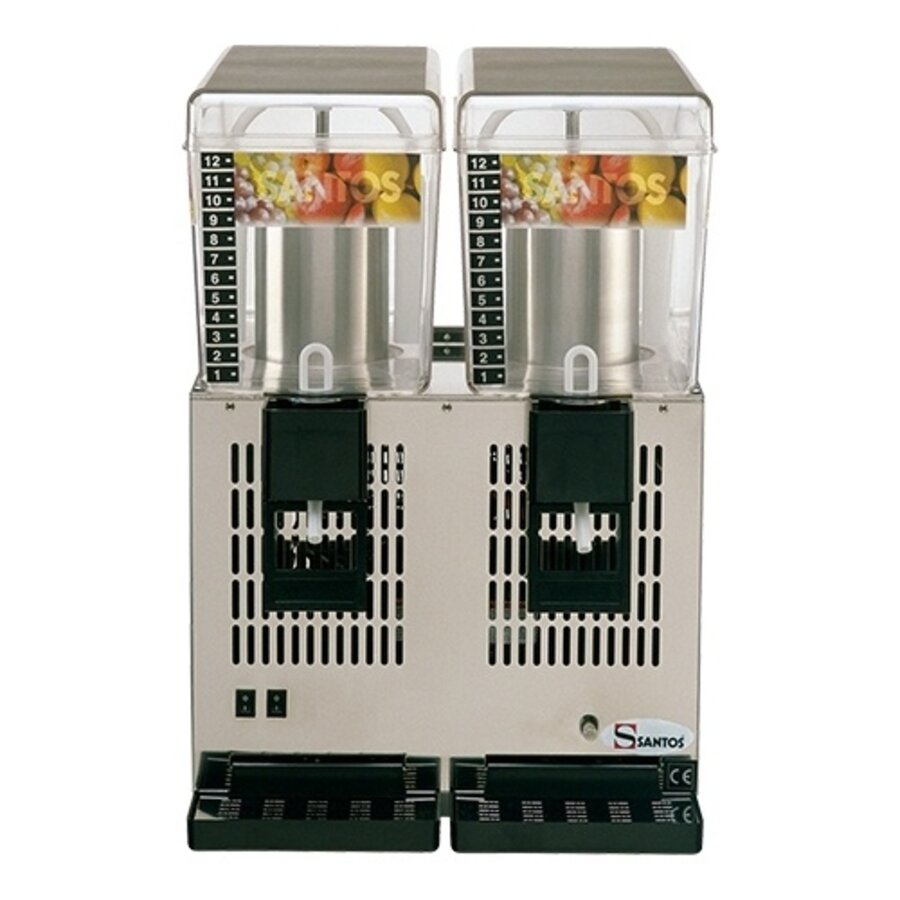 Beverage dispenser | Double 2X12L | 43(D) x 38(W) x 54.5(H)CM