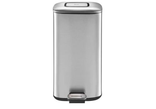  HorecaTraders poubelle à pédale | 32 litres | Acier inoxydable 