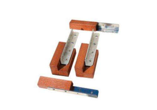  HorecaTraders Depth or foot kit | 10cm | wooden protection cages 