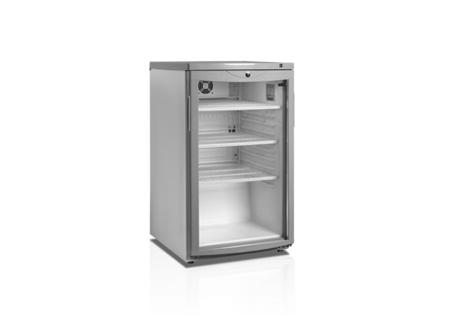 HorecaTraders Kühlschrank mit Glastür | Edelstahl 