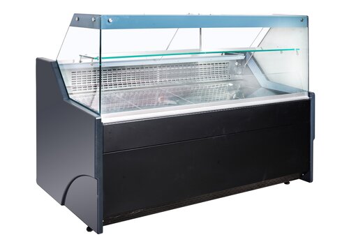  HorecaTraders Comptoir réfrigéré Série Snack bar 196,5x90,2x123 cm 