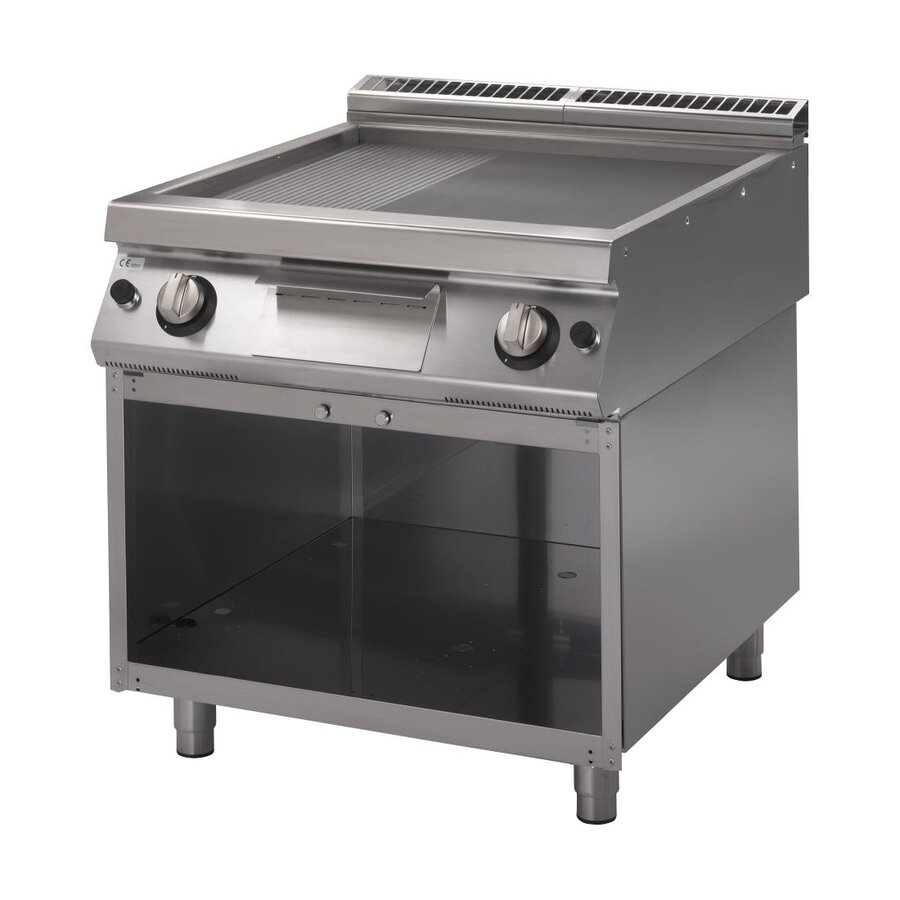 Plaque de cuisson à gaz double | (L) 700 x (P) 800 x (H) 850 mm
