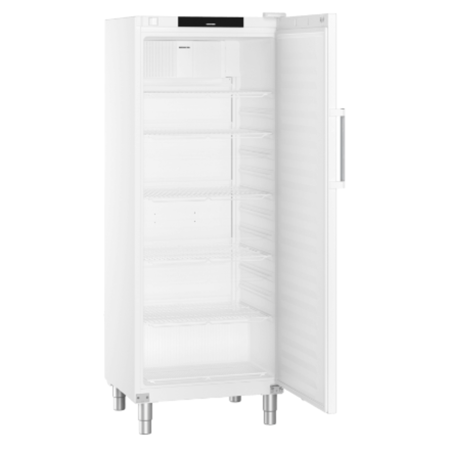 Fridge | Steel | White | (H) 201.8cm x (W) 74.7cm x (D) 76.9cm