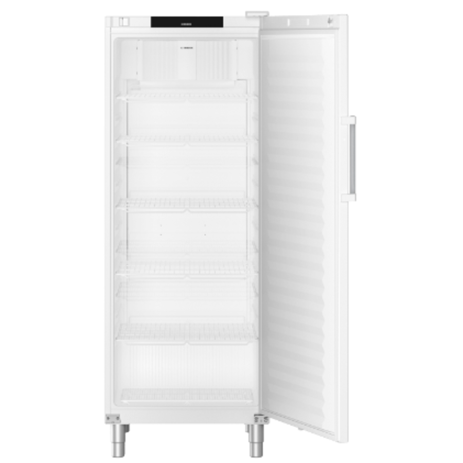 Fridge | Steel | White | (H) 201.8cm x (W) 74.7cm x (D) 76.9cm