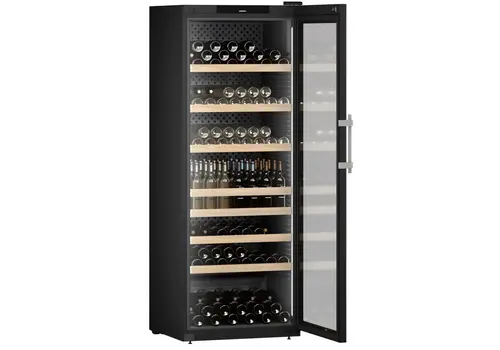  Liebherr Cave à vin Perfection WFbli 7741 | 284 bouteilles | H 204,4 x L 74,7 x P 76,3 cm | acier | +5 °C à +20 °C 