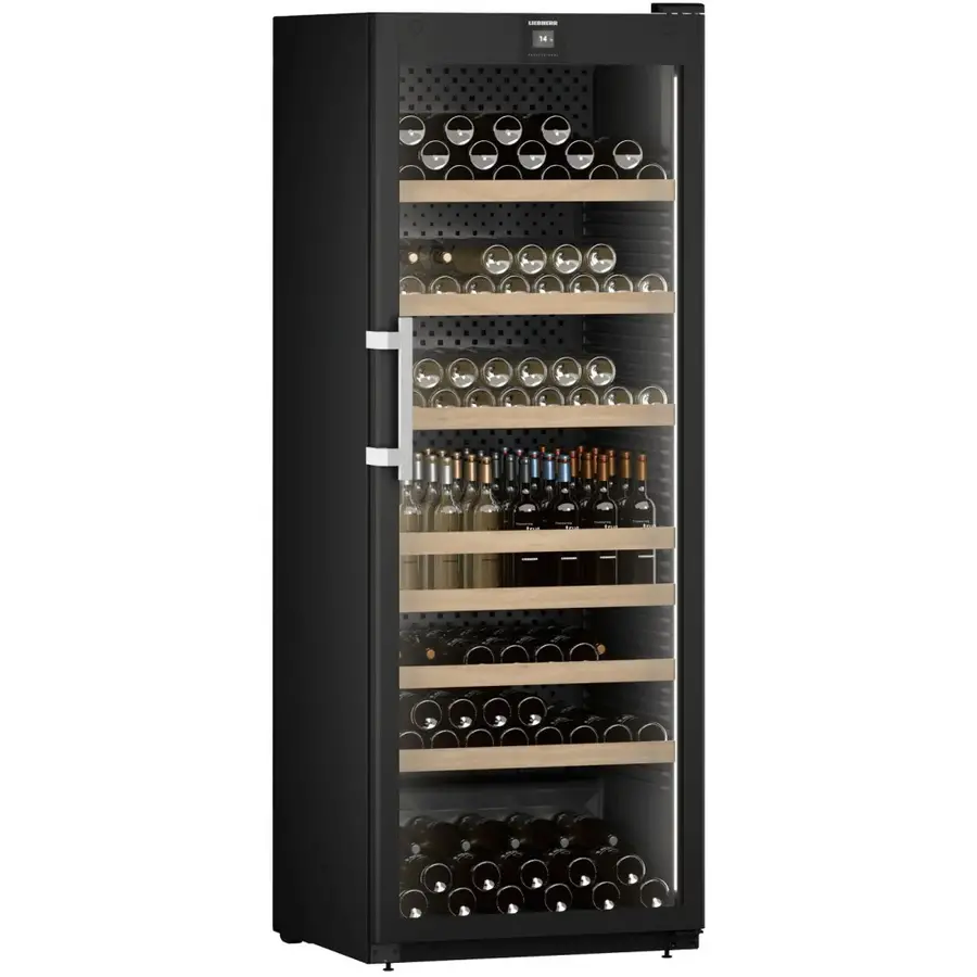 Cave à vin Perfection WFbli 7741 | 284 bouteilles | H 204,4 x L 74,7 x P 76,3 cm | acier | +5 °C à +20 °C