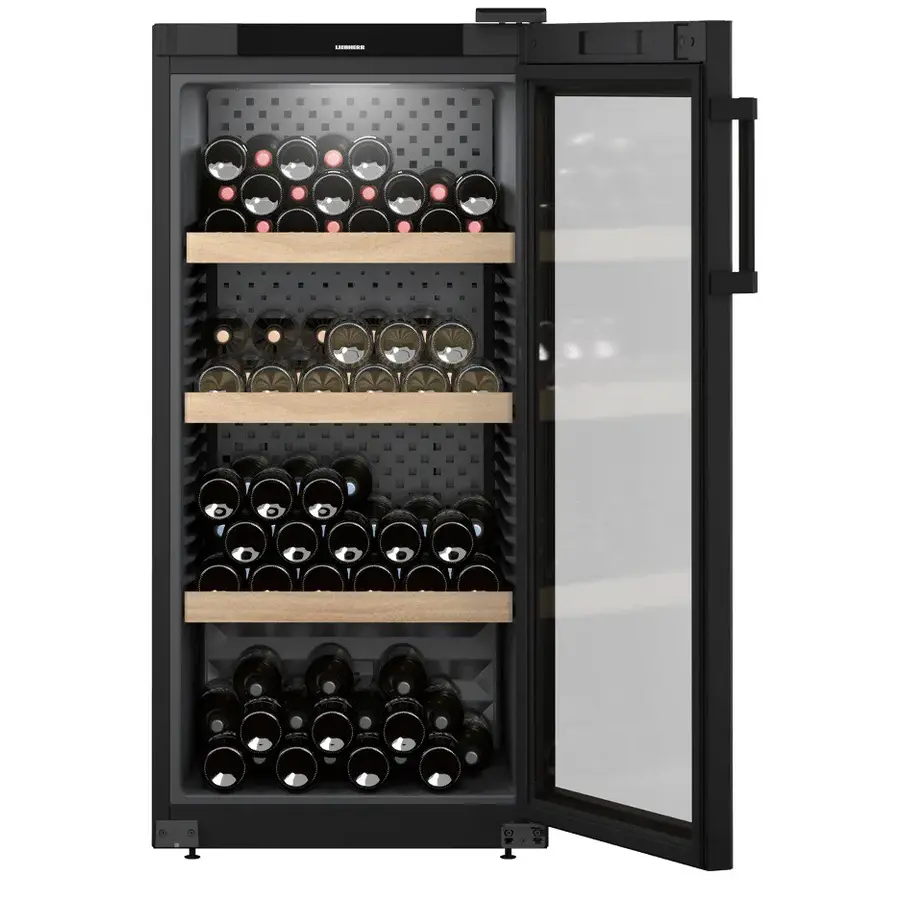 Armoire à vin Perfection WPbl 4201 | 141 bouteilles | H 128,4 x L 59,7 x P 76,3 cm | acier | +5 °C à +20 °C