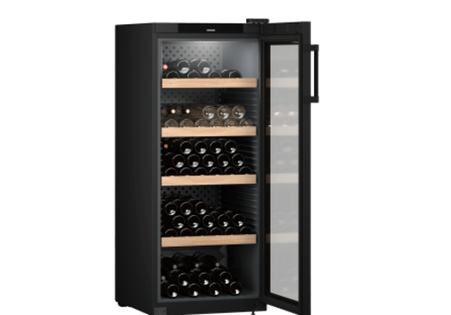  Liebherr WPbl 4601 Perfection Wine Cabinet | 166 bottles | H 148.4 x W 59.7 x D 76.3 cm | steel | +5 °C to +20 °C 