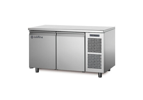  Coldline Refrigerated workbench 2-door TP13/1M Dim. 130X70X85CM. 230V/250W 