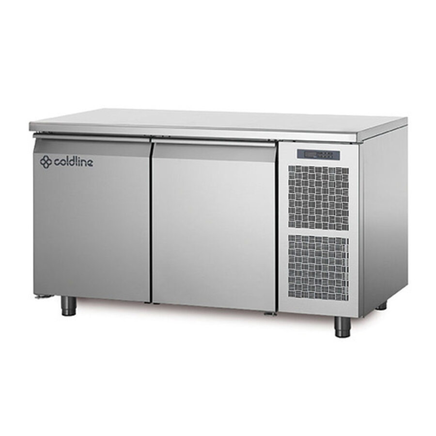 Refrigerated workbench 2-door TP13/1M Dim. 130X70X85CM. 230V/250W
