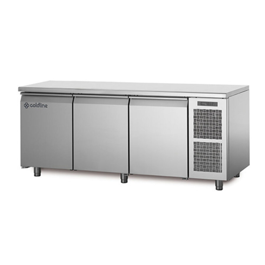 Koelwerkbank 3-deurs TP17/1M Afm. 178X70X85CM. 230V/250W