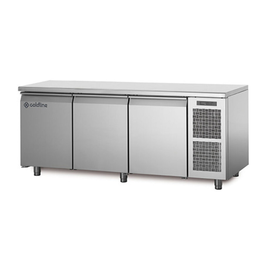 Refrigerated workbench 3-door TP17/1M Dim. 178X70X85CM. 230V/250W