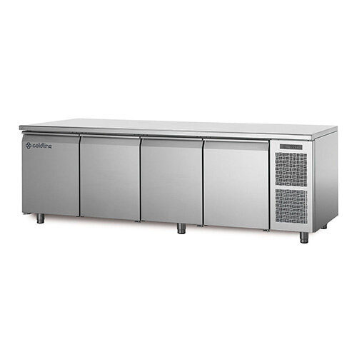  Coldline Kühlwerkbank 4-türig TP21/1M AFM. 226 x 70 x 85 cm. 230 V/250 W 