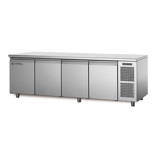  Coldline Refrigerated workbench 4-door TP21/1M AFM. 226X70X85CM. 230V/250W 