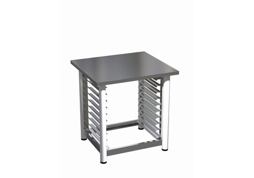  HorecaTraders Base avec 10 guides | 1/1 GN | 84x77x(h) 85 cm 