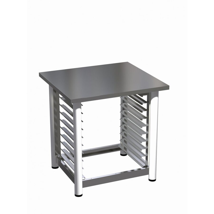 Base avec 10 guides | 1/1 GN | 84x77x(h) 85 cm