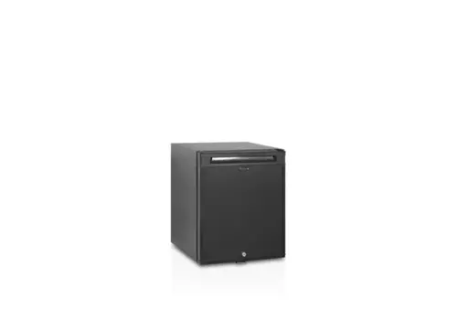  HorecaTraders Mini-bar réfrigérateur | noir | serrure | 27L | 402 x 440 x 510 mm 