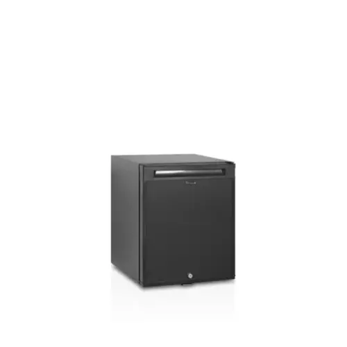 HorecaTraders Minibar-Kühlschrank | schwarz | Schloss | 27L | 402 x 440 x 510 mm 