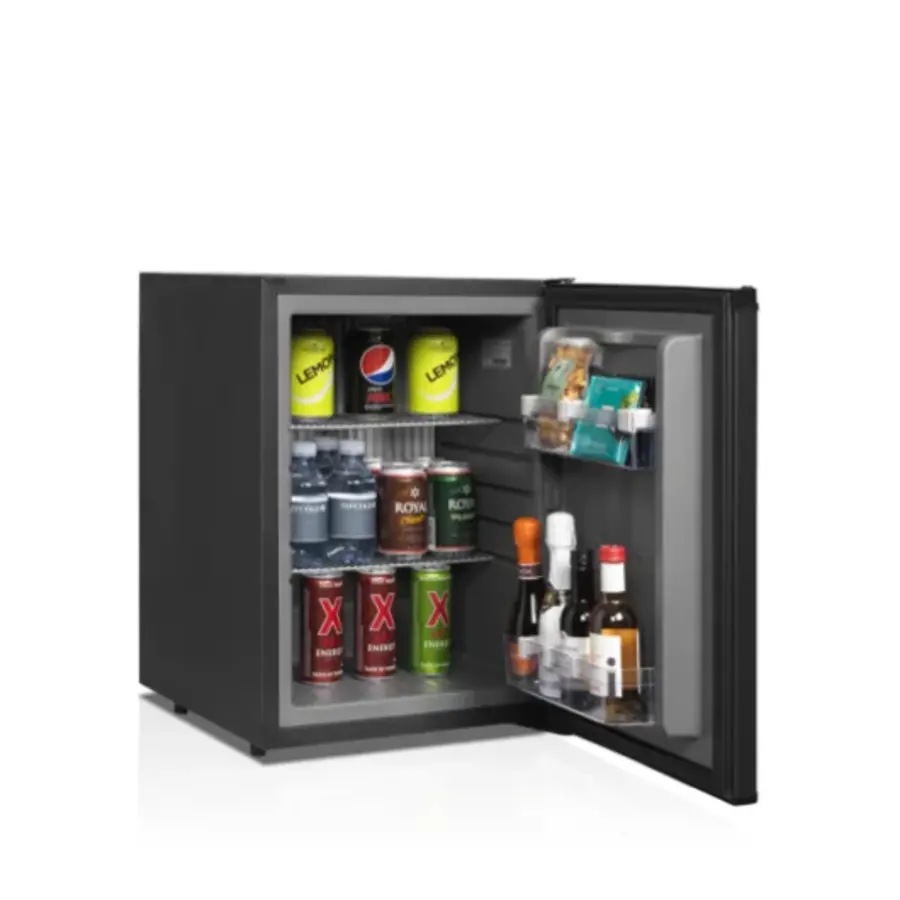 Minibar fridge, colour and then possibly lock