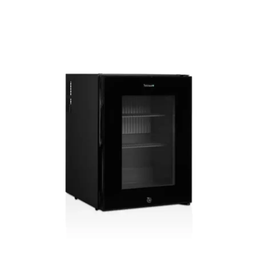 Minibar-Kühlschrank | schwarz | Schloss | 36L | 312 x 250 x 455 mm